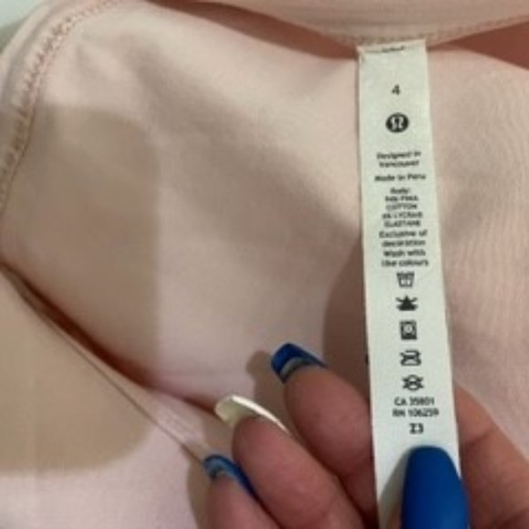 Lululemon backless cropped shirt - Picture 3 of 5